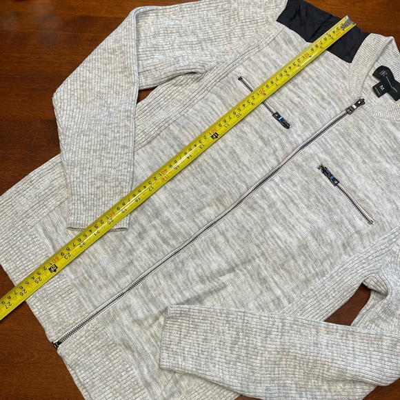 INC International Concepts 100% Cotton Zip Up Sweater - Picture 5 of 8